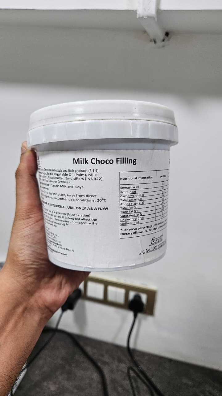 2M Milk Choco Filling