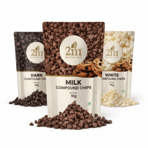 2M Compound Chocolate Chips 1kg for Baking