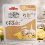 Garlic Cheese Slice farmhouse processed cheese slices