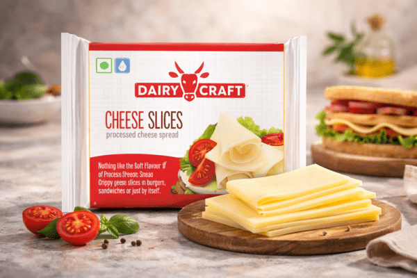 Processed Cheese Slices for burgers and sandwiches