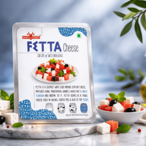 Fetta cheese Dairy Craft crumbly white cheese cubes for HoReCa kitchens