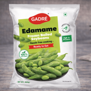 Edamame frozen boiled soybeans Gadre ready to eat protein rich soybeans