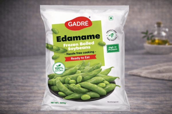 Edamame frozen boiled soybeans Gadre ready to eat protein rich soybeans