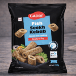 Fish seekh kebab Gadre ready to fry seafood kebab for HoReCa kitchens