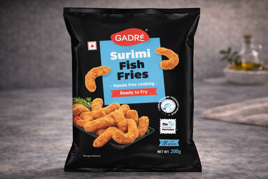 Surimi fish fries Gadre ready to fry seafood snack for HoReCa kitchens