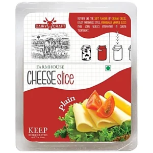 Farmhouse Cheese Slice Plain – Dairy Craft