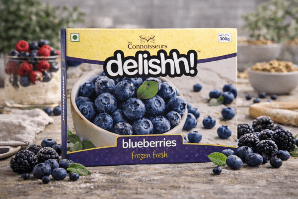 Frozen blueberries Delishh premium IQF berries for HoReCa kitchens