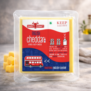Cheddar cheese slices Dairy Craft processed slices for HoReCa kitchens