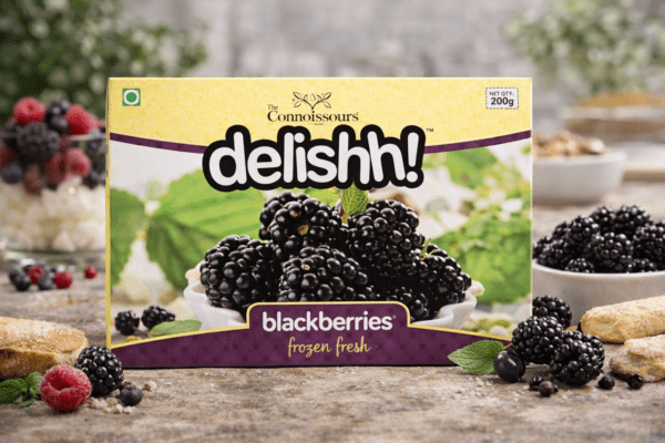 Frozen blackberries Delishh premium IQF berries for HoReCa kitchens