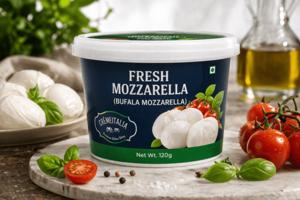 Fresh mozzarella cheese Cremitalia bufala mozzarella soft cheese for HoReCa