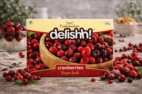 Frozen cranberries Delishh premium IQF berries for HoReCa kitchens