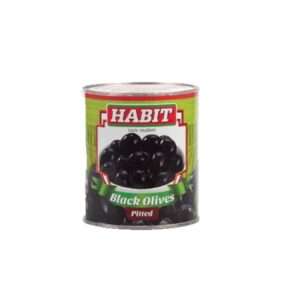 Habit Pitted Black Olives