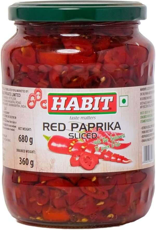 Habit Sliced Red Paprika