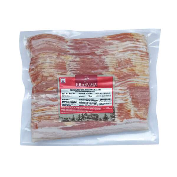 Premium Streaky Bacon (Imported)
