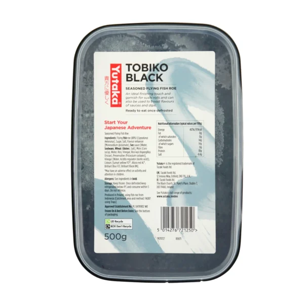 Tobiko Black Fish Roe - 500gms