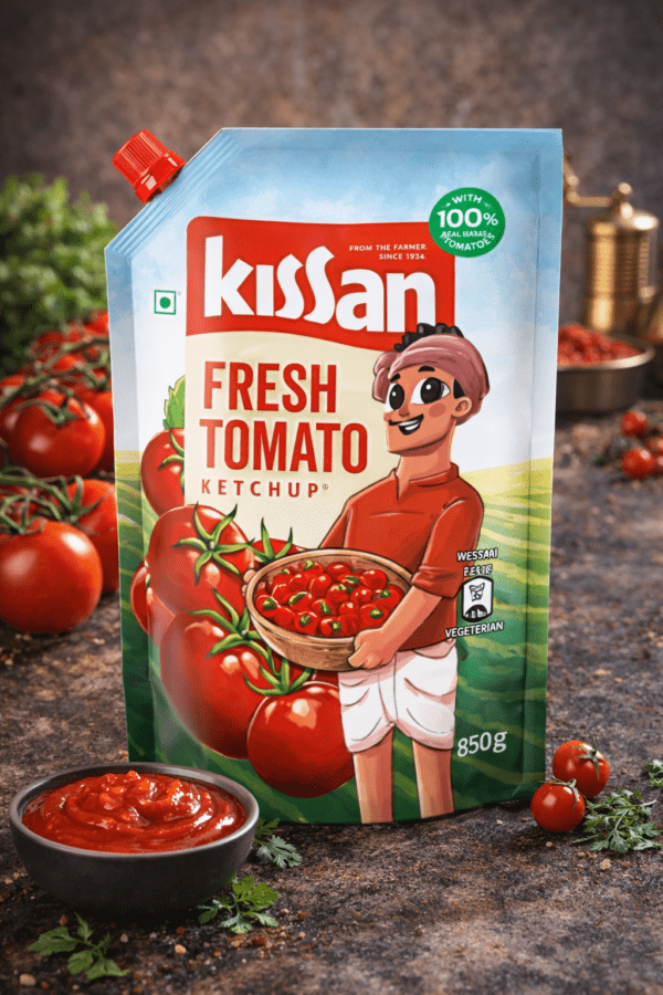 Fresh tomato ketchup Kissan rich tomato sauce for HoReCa kitchens